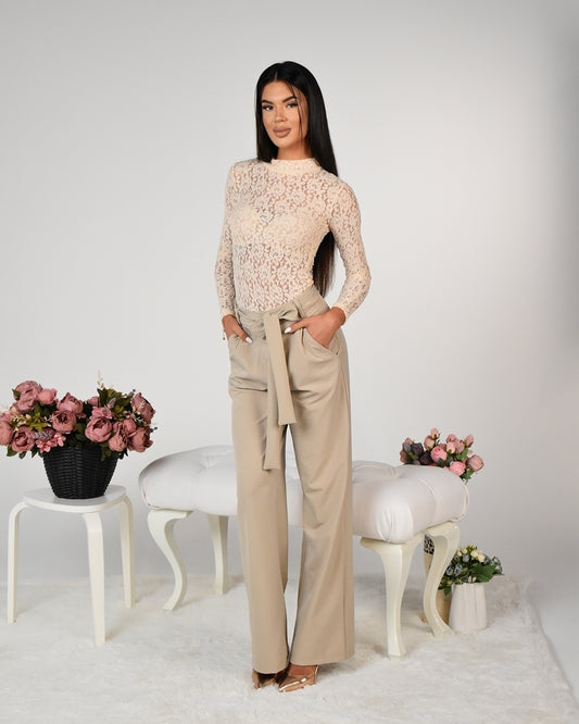 Панталон „Luxury Beige Wide“